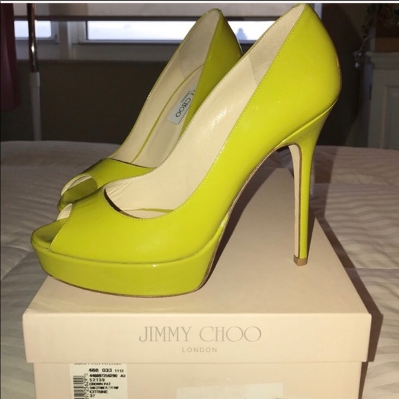 Jimmy Choo Shoes - Brand new Jimmy Choo lime green heels.